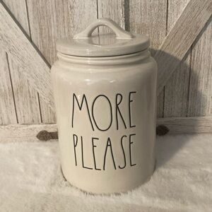 Rae Dunn More Please Large Canister